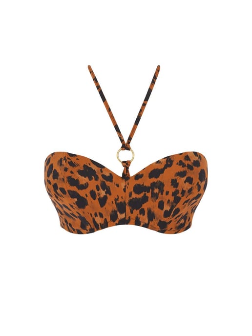 Roar Instinct Bandeau Bikini Top - Image 1
