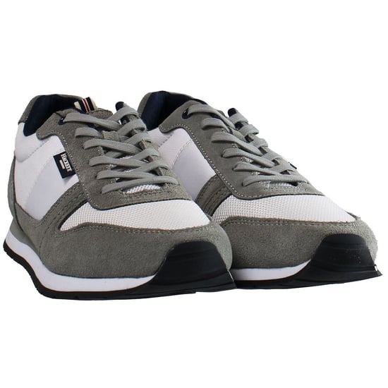 Hackett Eyelet Grey Mens Trainers