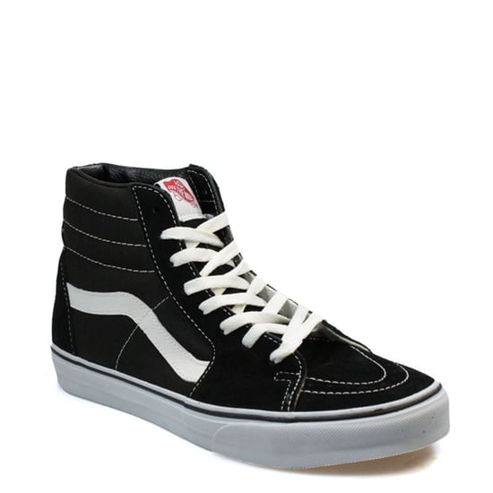 Mens Vans SK8 Hi Trainers - (Black / White) - Image 2