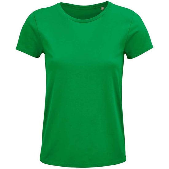 SOLS Womens/Ladies Crusader Organic T-Shirt (Kelly Green) - Image 1