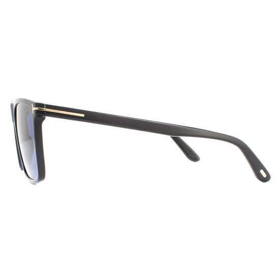 Tom Ford Sunglasses Fletcher FT0832 01V Shiny Black Blue - Image 3