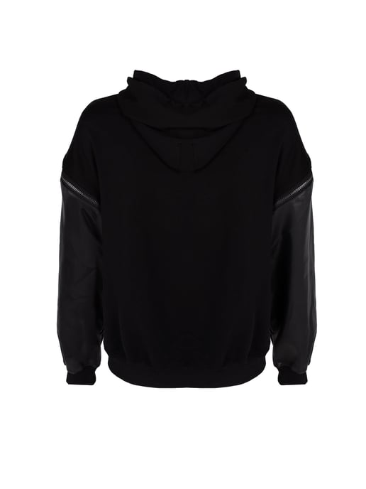 Les Hommes Sweatshirt Detachable Men's Black