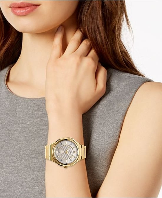 Bulova Curv Dames Horloge Goud 97P136 - Image 4