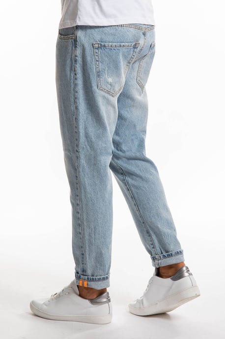 Takeshy Kurosawa Jeans Open-End Carrot Men's Blue - Image 4