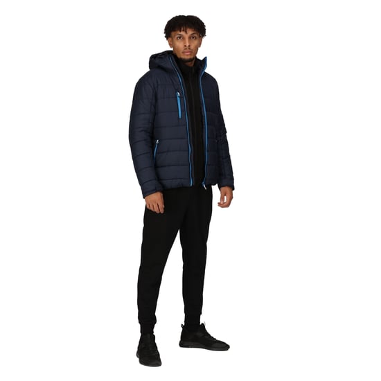 Regatta Mens Navigate Thermal Padded Jacket (Navy/French Blue)