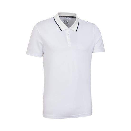 Mountain Warehouse Heren Toernooi IsoCool Poloshirt (Wit) - Image 4