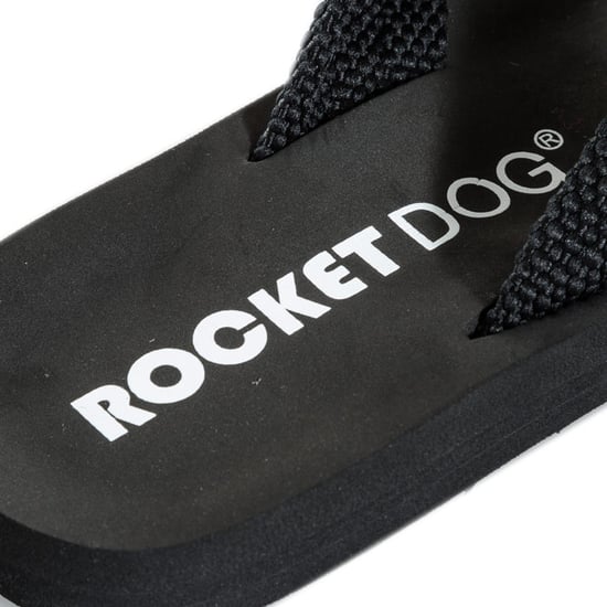 Women's Rocket Dog Adios Flip Flops in Black - Image 6