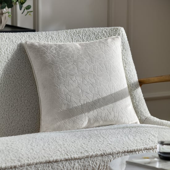 Hoem Malans Piped Velvet Feather Rich Cushion - Image 6