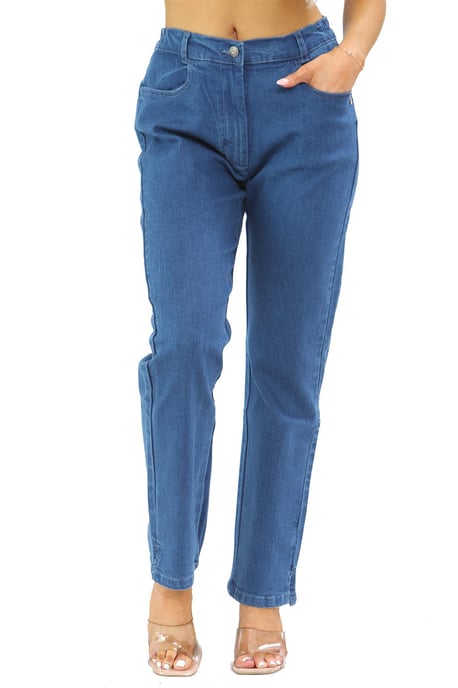 MYT Damesjeans met elastische taille aan de zijkant in blauw - Image 1