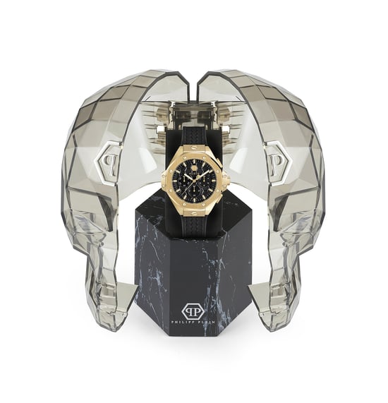 Philipp Plein Plein Chrono Royal Unisex Zwarte Horloge PWPSA0124 - Image 4