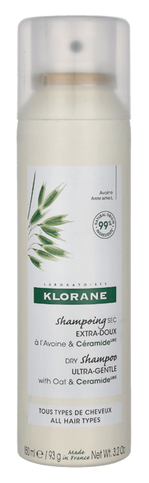 Klorane Dry Shampoo With Oat Milk150 ml. - Image 1