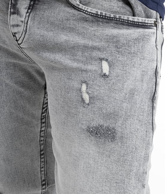 Rock Creek Jeans Straight Leg Grau