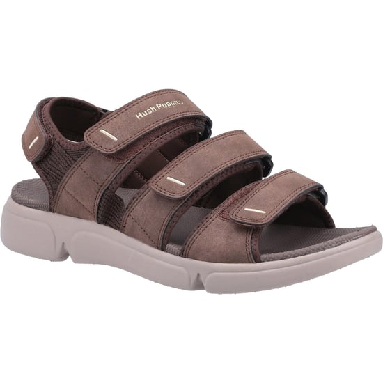 Hush Puppies Mens Raul Sandals (Brown) - Image 1