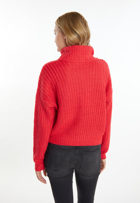 Mymo Knitted pullover women red - Image 4