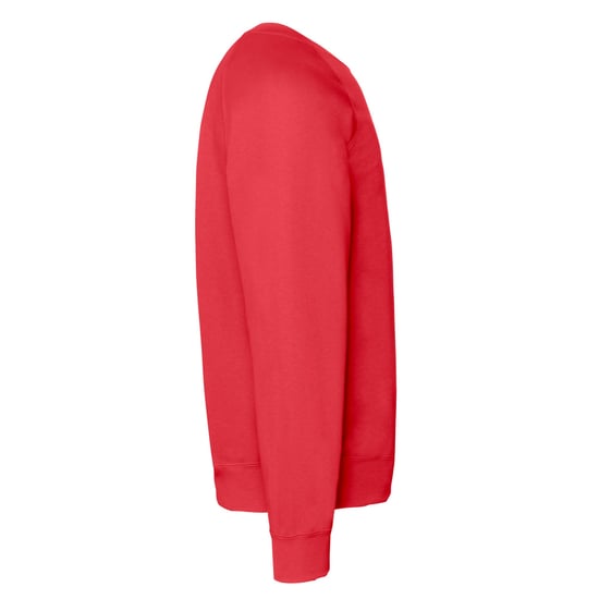 Fruit Of The Loom Mens Classic Raglan Sweatshirt (Red) - Image 3