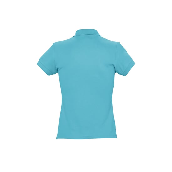 SOLS Dames/dames Passion Pique Poloshirt met korte mouwen (Blauw Atol) - Image 2