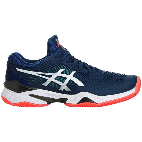 Asics Court FF 2 Clay Tennis Mens Blue Trainers - Image 1