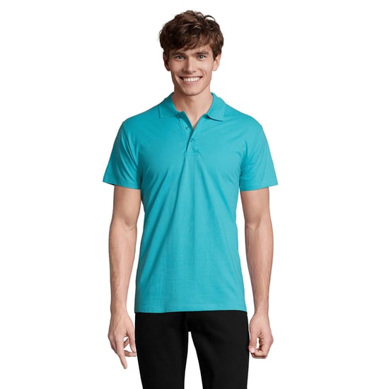 SOLS Heren Lente II Poloshirt (Atol blauw) - Image 1
