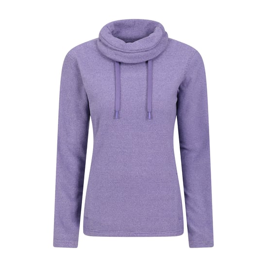 Mountain Warehouse Fleece-topp för kvinnor/damer Hebridean Cowl Neck (Grape) - Image 1