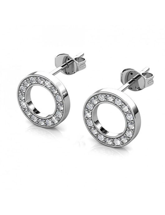 Ophir örhängen - silver och kristall - Image 4