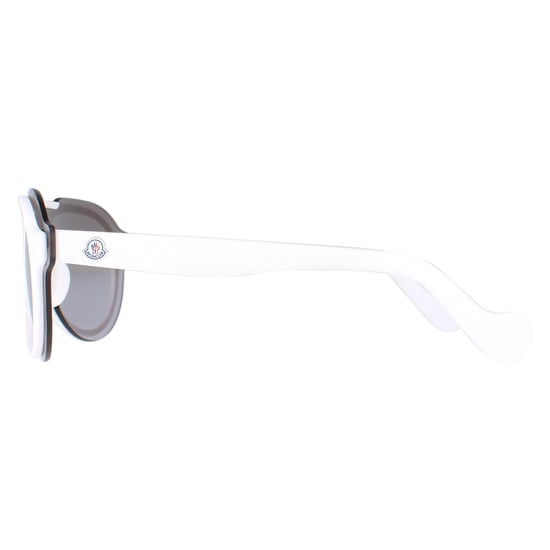 Moncler Round Unisex White Smoke Mirror ML0055