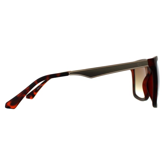 Guess Rectangle Mens Dark Havana Brown Gradient GF0171