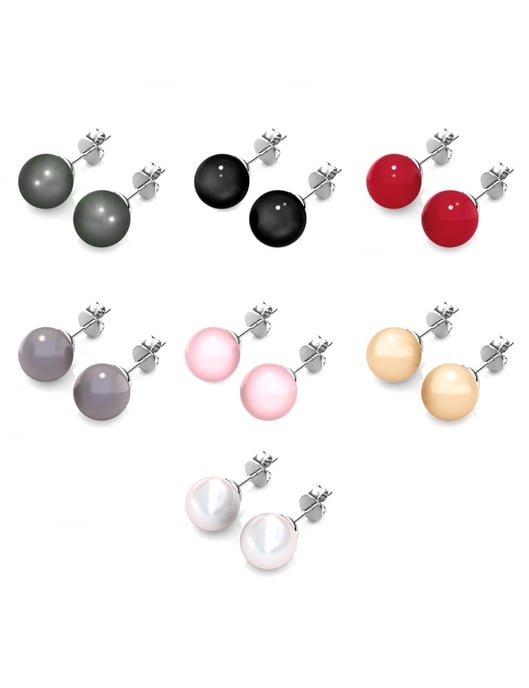 Oorbellen Box 7 Days Colourful Pearl - Oostenrijkse parel van zeer hoge kwaliteit - Image 1
