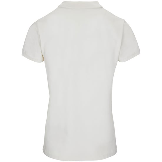 SOLS Womens/Ladies Planet Piqué Organic Polo Shirt (Off White) - Image 2