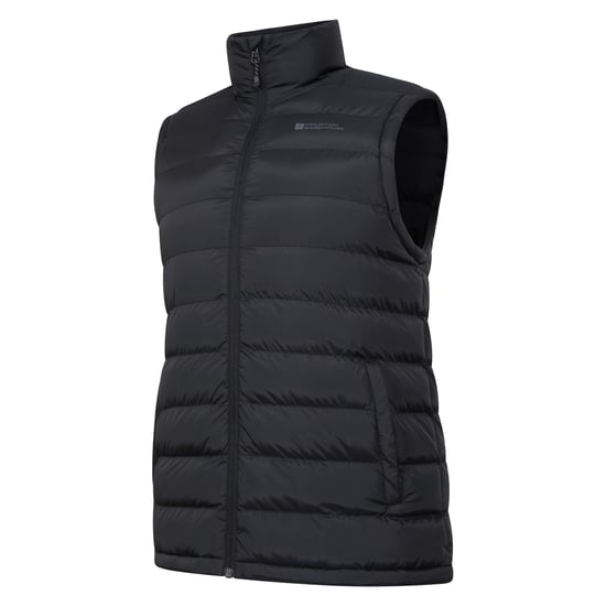 Mountain Warehouse Gewatteerd gilet met imitatiebont voor heren (Zwart) - Image 4