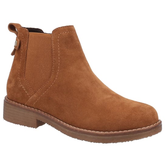 Hush Puppies Maddy Breed Suède Dameslaarzen Tan - Image 1