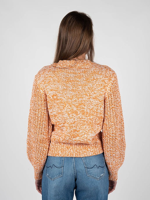 Silvian Heach Pullover Woman's Orange - Image 4
