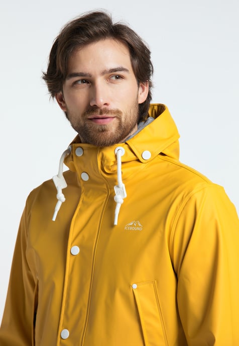 ICEBOUND raincoat Men mustard - Image 5