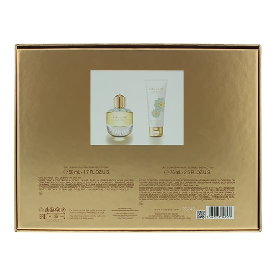 Elie Saab Girl Of Now Eau De Parfum 50ml + Scented Body Lotion 75ml Gift Set