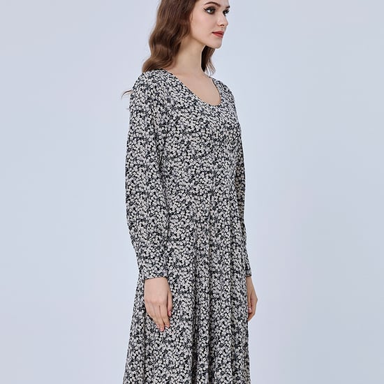 Midi Tea -jurk met Liberty Print - Image 3