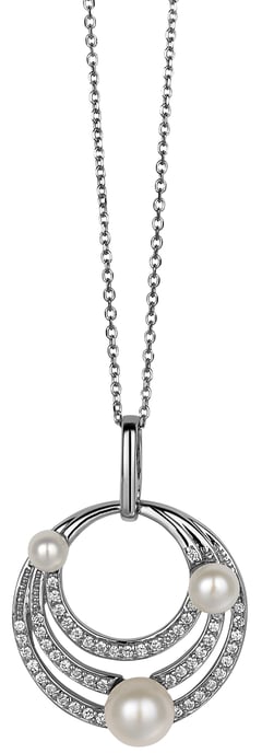 Orphelia Dames 925 Sterling Zilveren Ketting met Hanger - Zilver ZH-4794 - Image 2