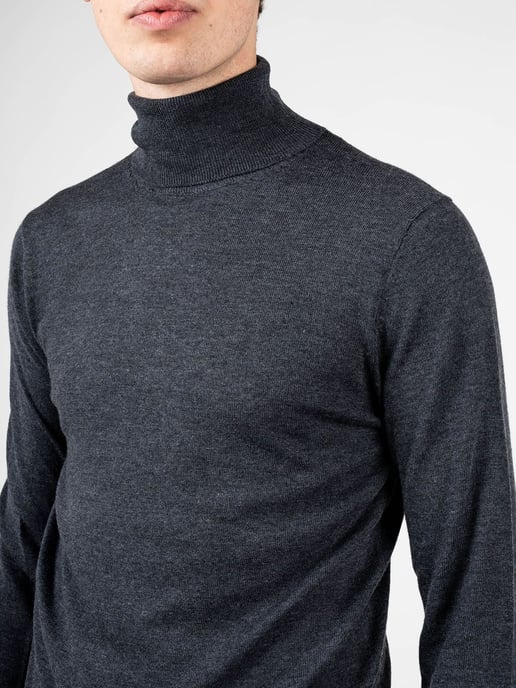 Xagon Man Pullover Turtleneck Men's Grey - Image 3