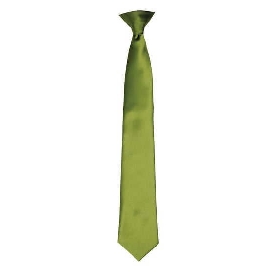 Premier Colours Mens Satin Clip Tie (Oasis Green) - Image 1