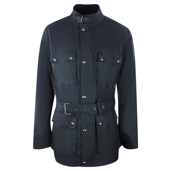 Belstaff Deep Navy Blue Roadways Motorcycle Jacket - Image 1