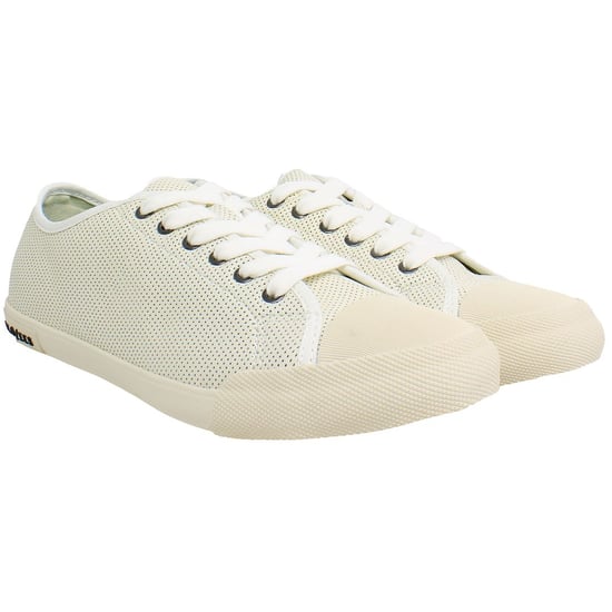 Seavees Legeruitgave Lage Dames Witte Plimsolls - Image 2