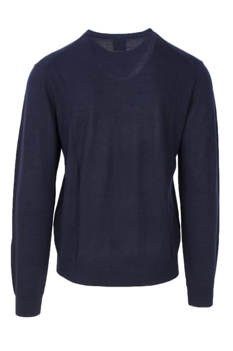 Armani Exchange Heren Gebreide Trui In Blauw - Image 2