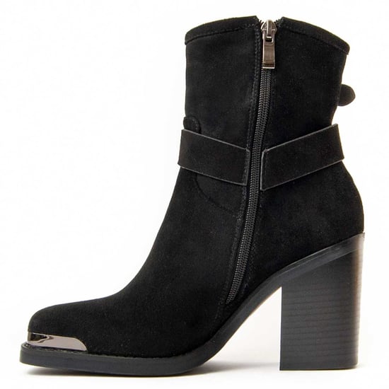 Montevita Heel Ankle Boot Town In Black