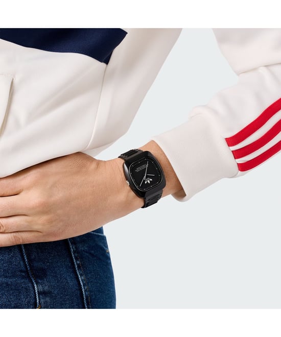 Adidas Originals Retro Wave Two Unisex's Black Watch AOSY24531 - Image 4