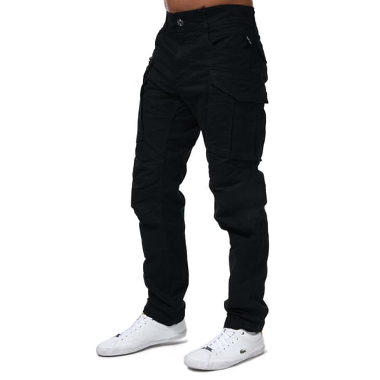 Men's Replay Joe Cargo Trousers in Charcoal - Image 1