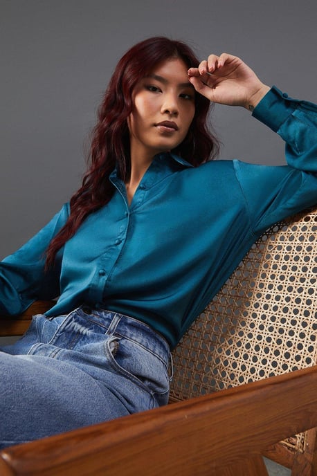 Satin Oversized Shirt