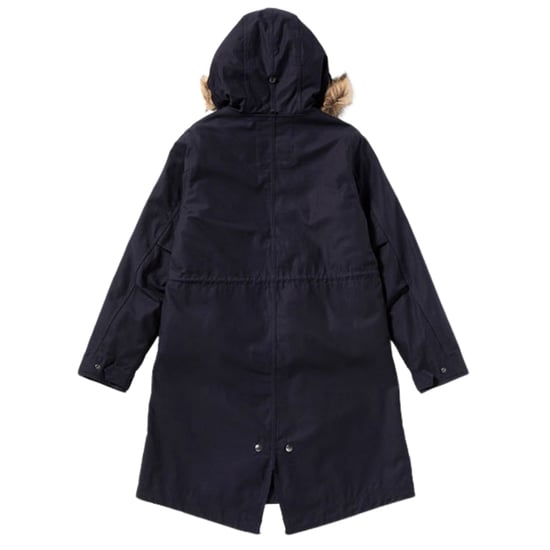 Fred Perry Hooded Zip-In Liner Parka 2 In 1 Navy Blue Jacket
