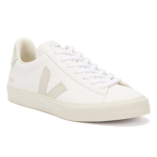 Veja Campo Womens Trainers - (White / Grey) - Image 2
