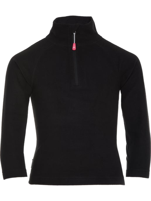 Warm Girls Zip Micro Fleece Black