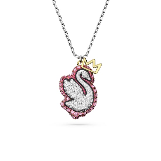 Swarovski 'Pop Swan' Women's Base Metal Pendant - Silver 5649200 - Image 1
