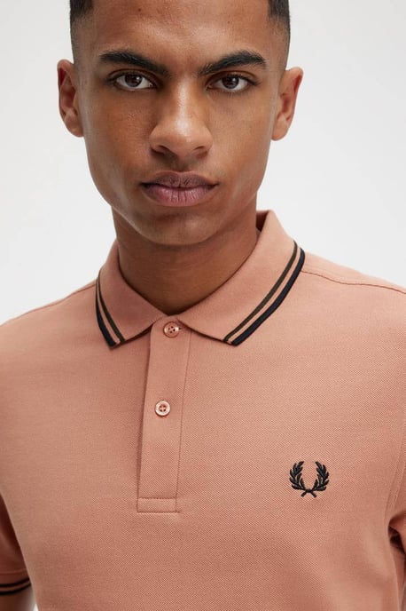 GBFred Perry regular fit polo ljus rost - Image 6
