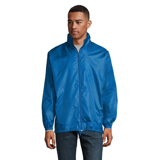 SOLS Unisex Shift Showerproof Windbreaker Jacket (Royal Blue)